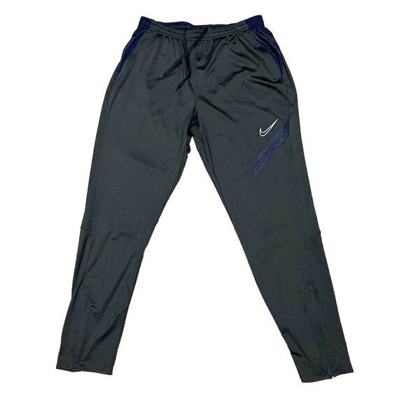 Nike Track Pants Women’s Large Blue & Gray Straight Elastic Waist New With Tag - Picture 1 of 6